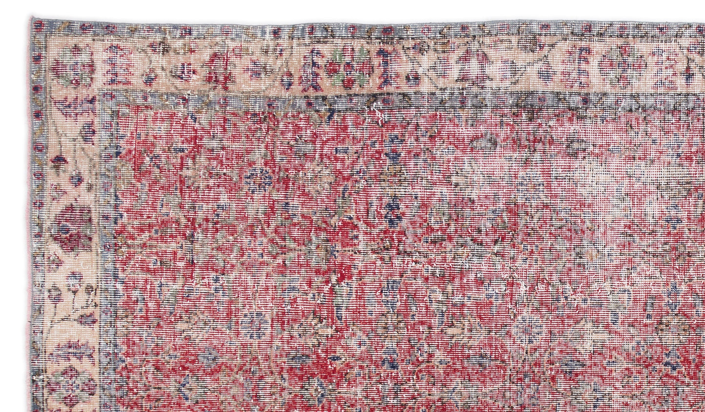 Creudean - Vintage Distressed Rug - 5'3 X 9'1