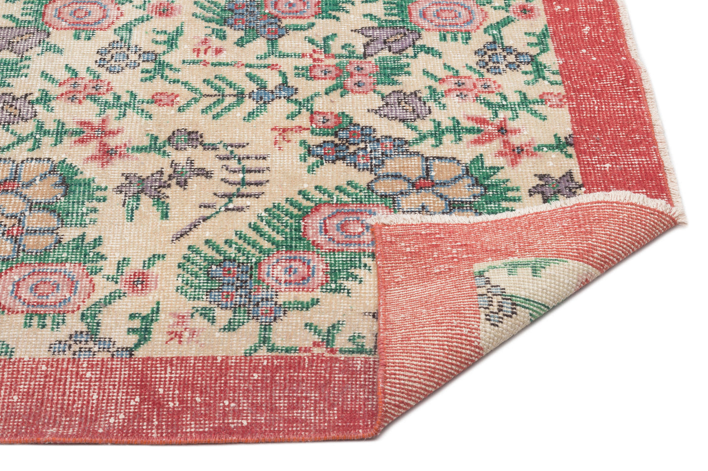 Tifaas - Vintage Floral Rug - 7'1 X 10'2