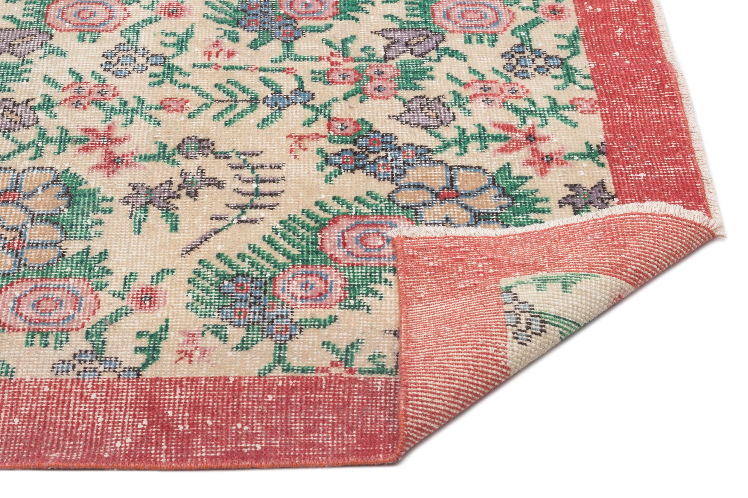 Tifaas - Vintage Floral Rug - 7'1 X 10'2
