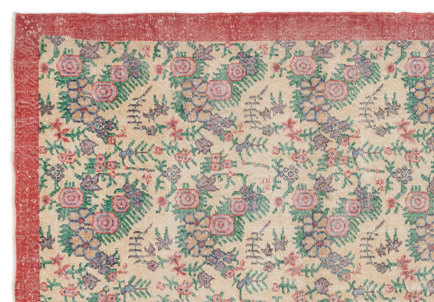 Tifaas - Vintage Floral Rug - 7'1 X 10'2