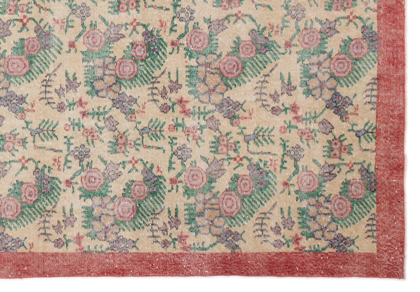Tifaas - Vintage Floral Rug - 7'1 X 10'2