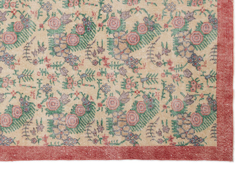 Load image 1 in gallery view. Tifaas - Vintage Floral Rug - 7'1 X 10'2