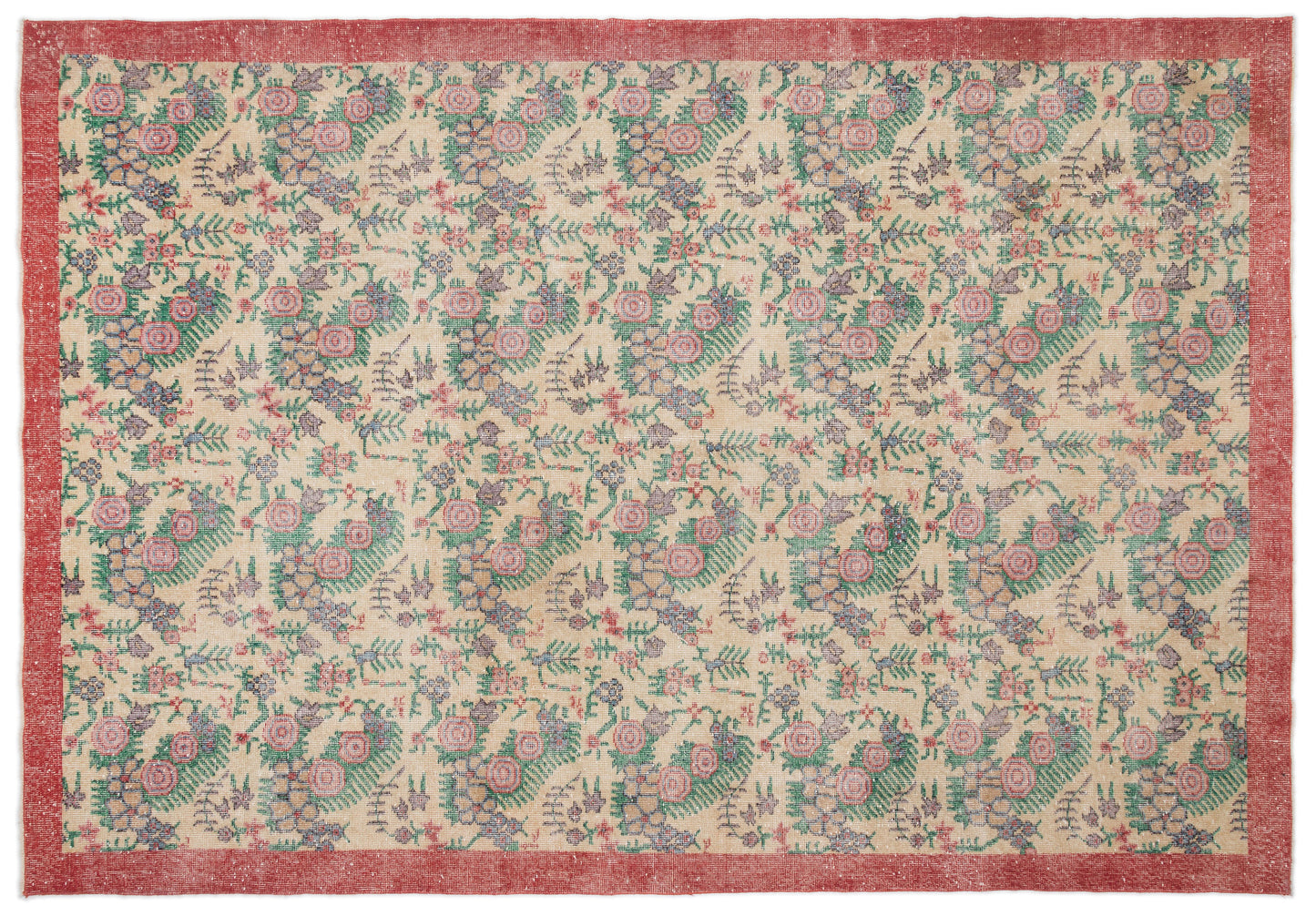 Tifaas - Vintage Floral Rug - 7'1 X 10'2