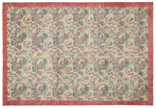 Load image 1 in gallery view. Tifaas - Vintage Floral Rug - 7'1 X 10'2