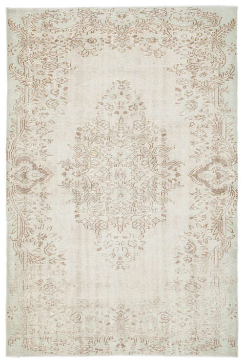 Load image 1 in gallery view. Mazeex - Vintage Distressed Rug - 6'2 X 9'4