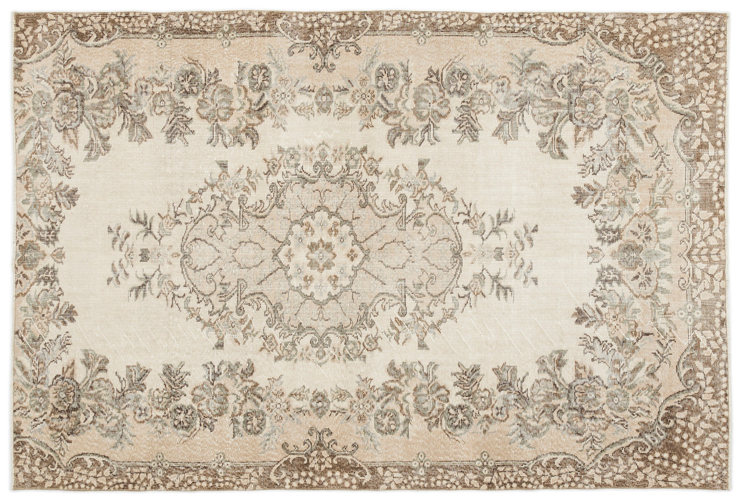 Greabuen - Vintage Medallion Rug - 5'7 X 8'4