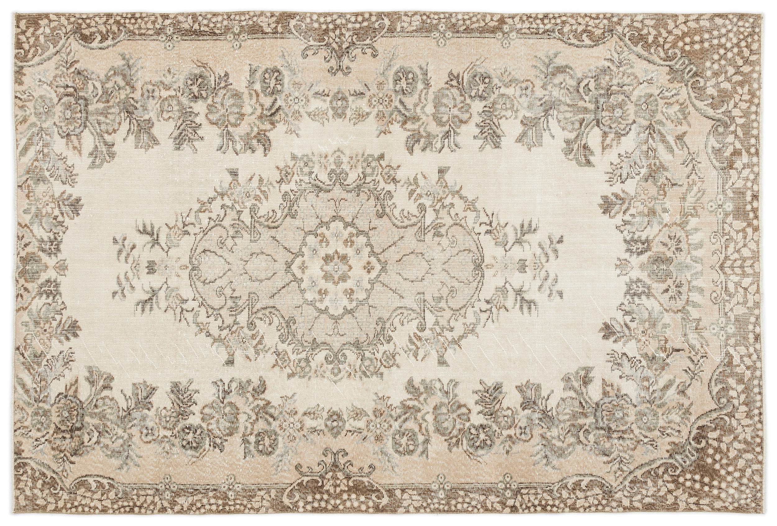Greabuen - Vintage Medallion Rug - 5'7 X 8'4
