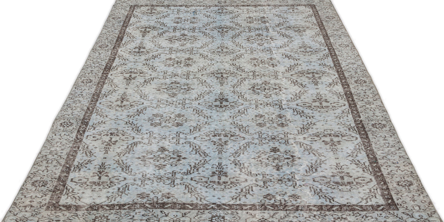 Daunaix - Vintage Floral Rug - 5'3 X 9'1