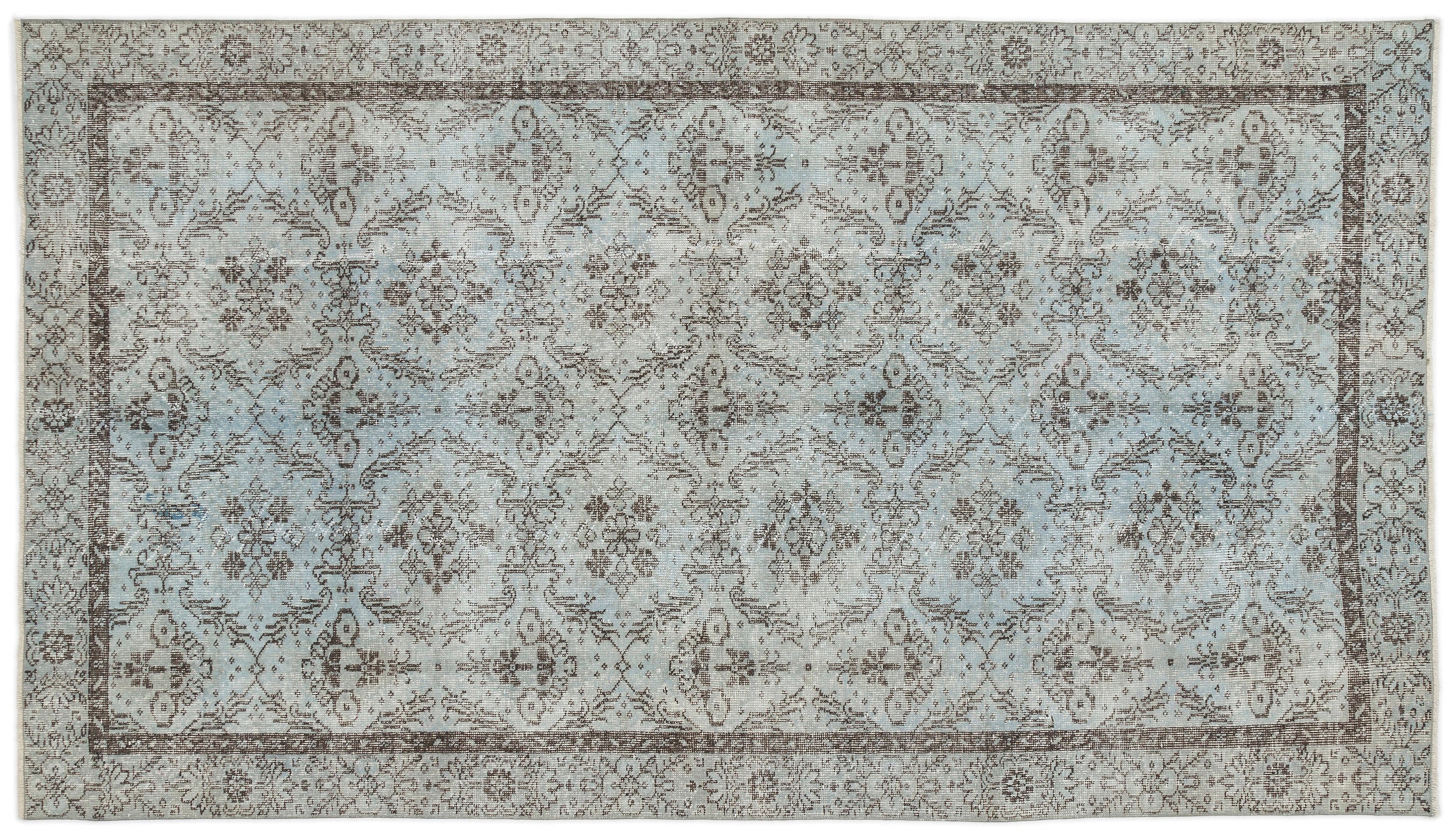 Daunaix - Vintage Floral Rug - 5'3 X 9'1