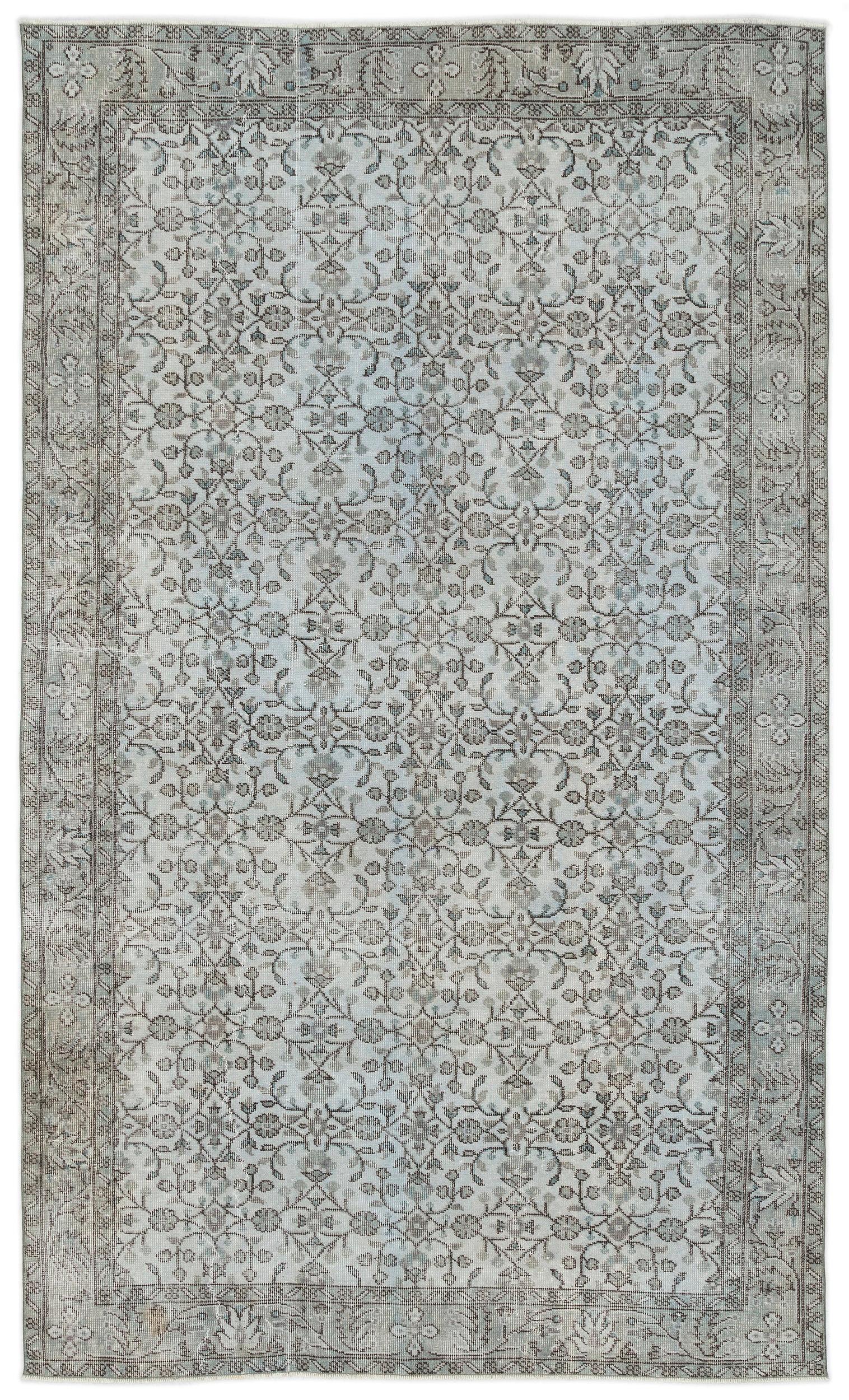 Nautona - Vintage Floral Rug - 5'9 X 9'9