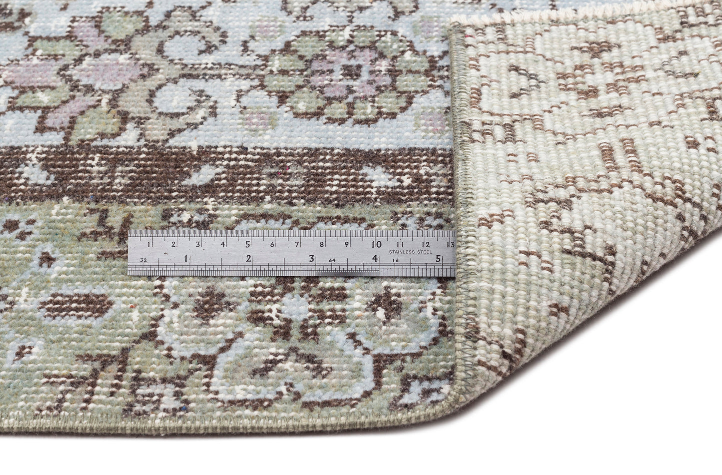 Kauva - Vintage Floral Rug - 5'4 X 9'6