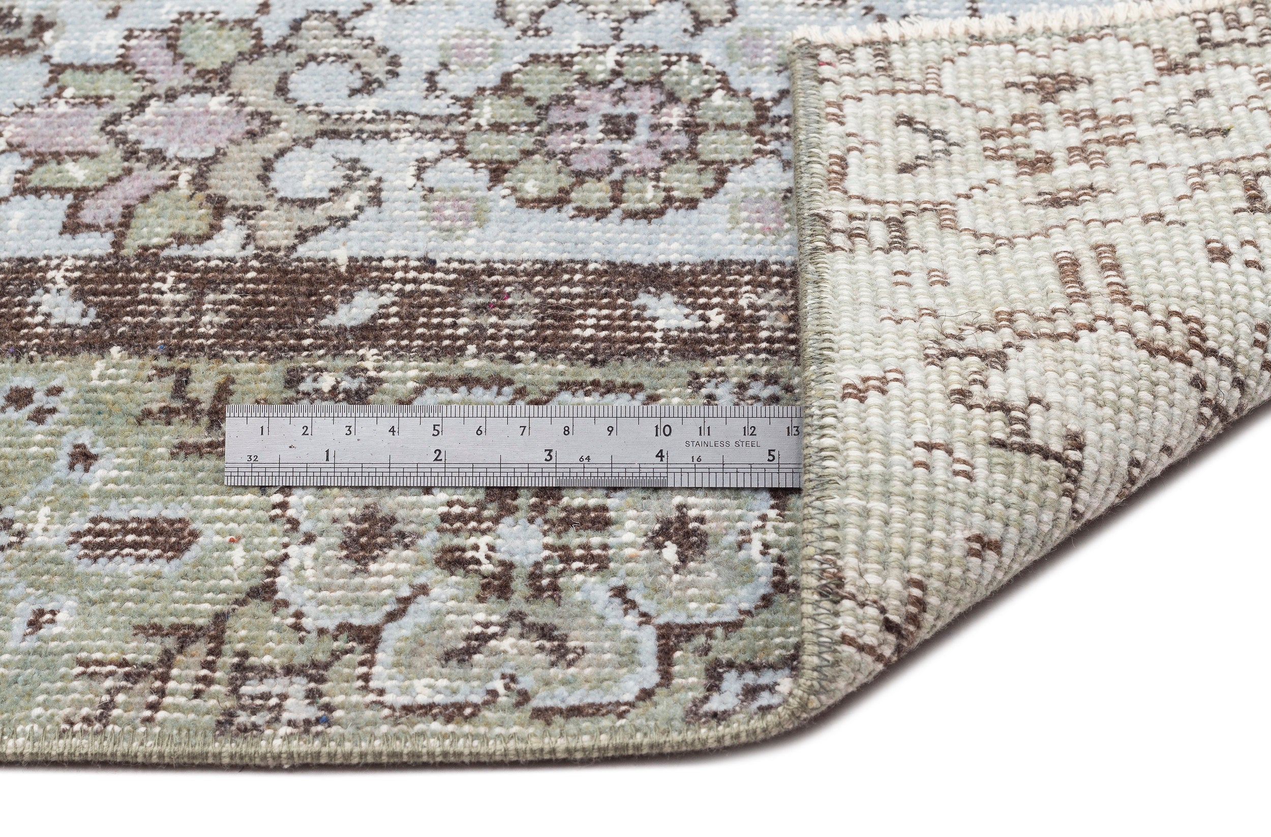 Kauva - Vintage Floral Rug - 5'4 X 9'6