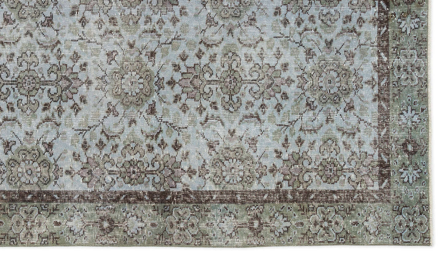 Kauva - Vintage Floral Rug - 5'4 X 9'6