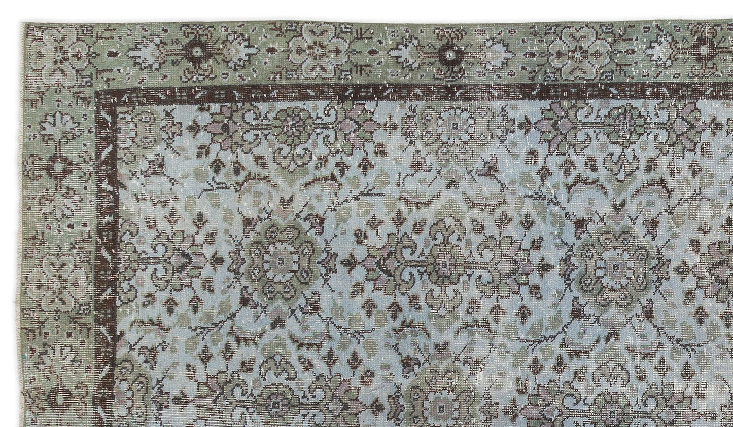 Kauva - Vintage Floral Rug - 5'4 X 9'6