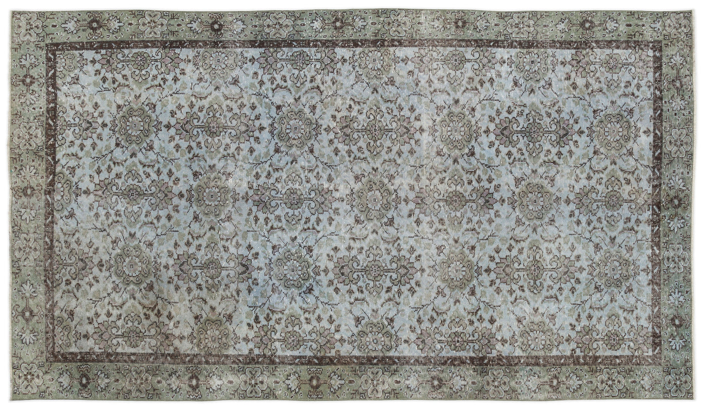 Kauva - Vintage Floral Rug - 5'4 X 9'6