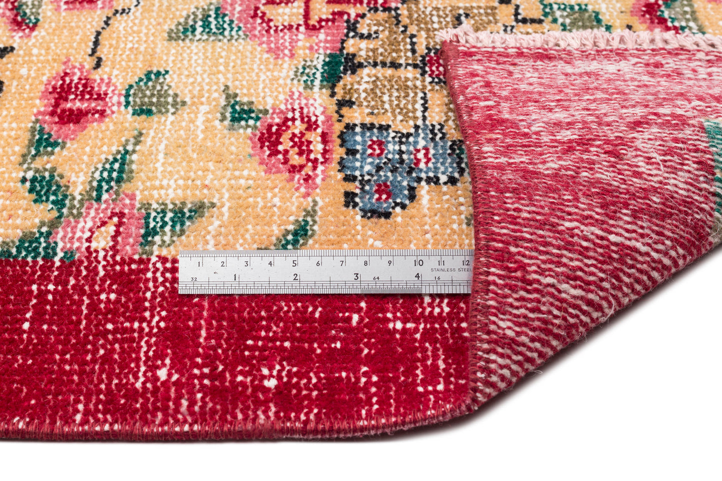 Slemasa - Vintage Floral Rug - 5'5 X 9'0