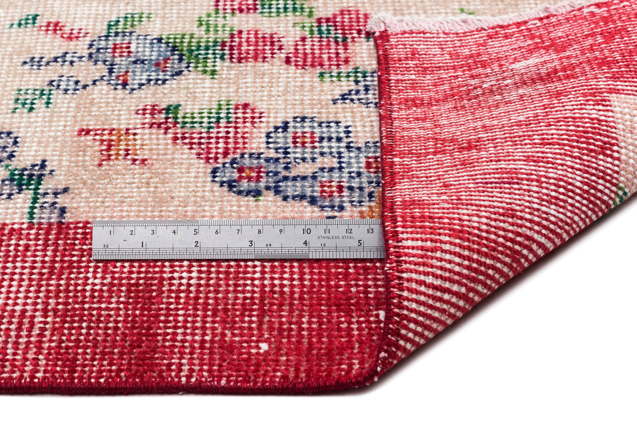 Sleil - Vintage Floral Rug - 5'5 X 8'8
