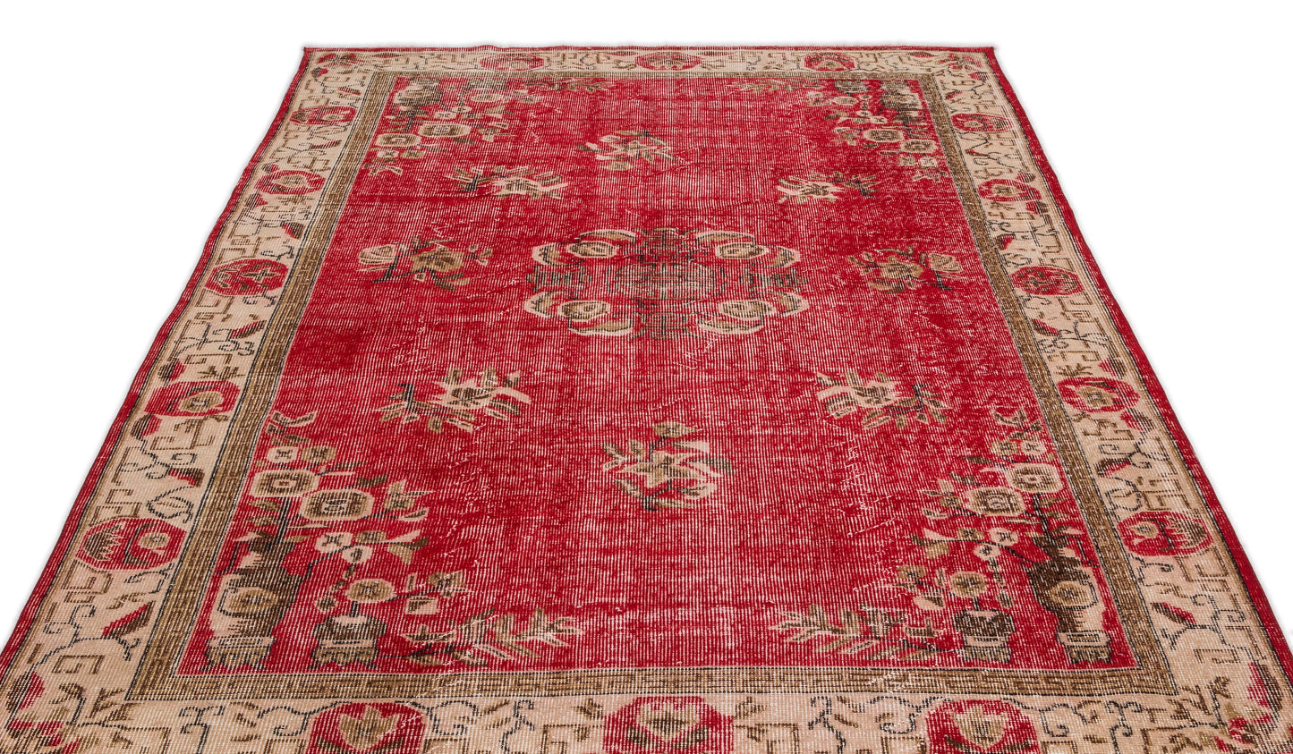 Bipila - Vintage Medallion Rug - 5'7 X 9'1