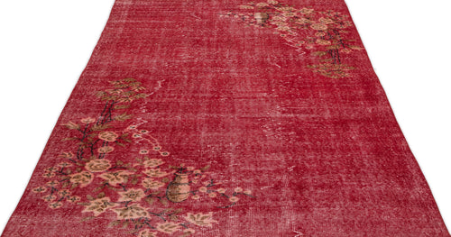 Load image 1 in gallery view. Mimela - Vintage Floral Rug - 5'3 X 8'10