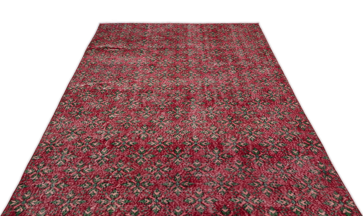 Cledoex - Vintage Floral Rug - 5'6 X 9'8