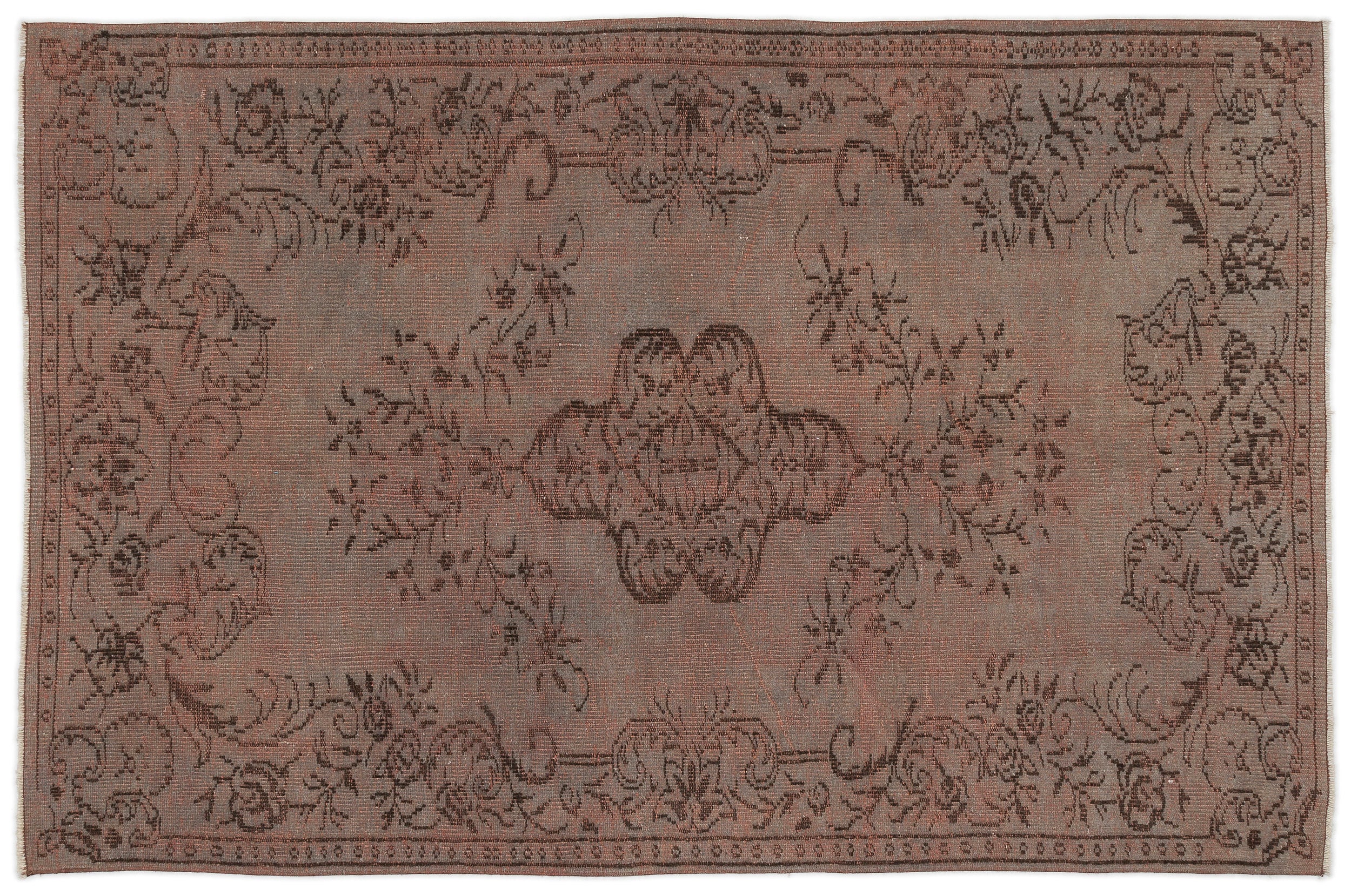 Broagaan - Vintage Medallion Rug - 5'2 X 8'0