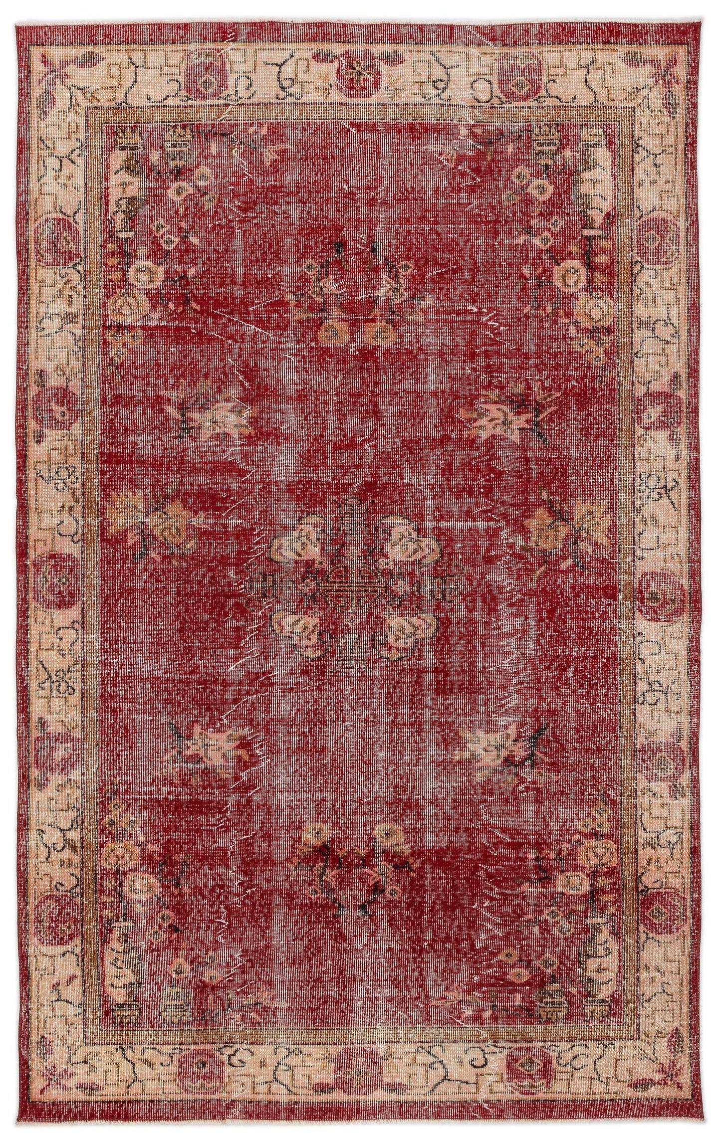Fionaya - Vintage Medallion Rug - 5'10 X 9'8