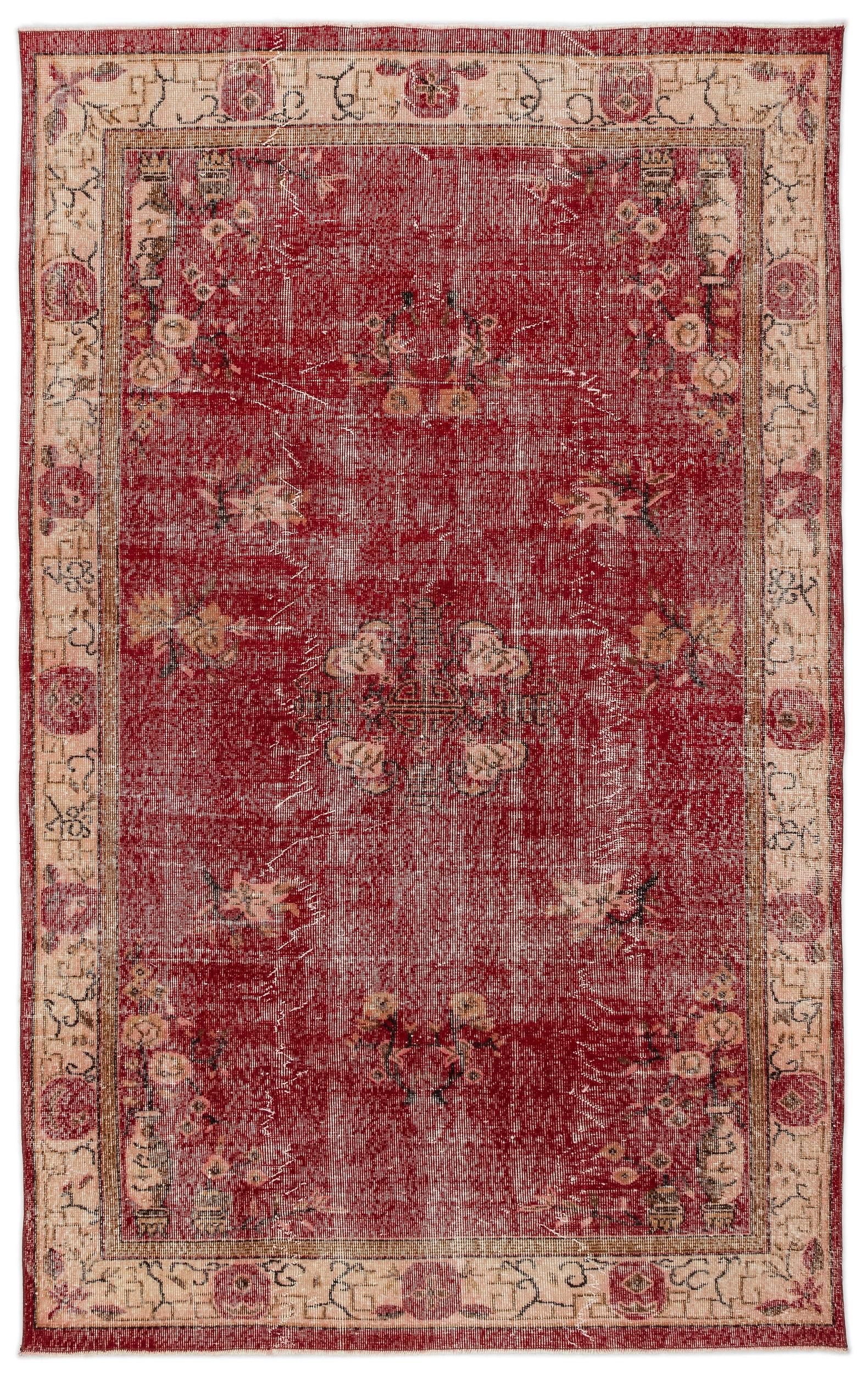 Fionaya - Vintage Medallion Rug - 5'10 X 9'8