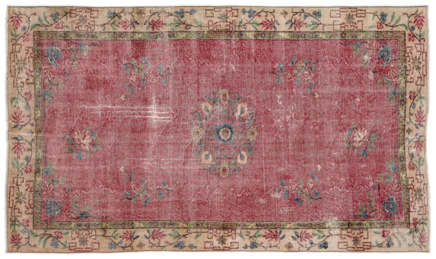Tiroa - Vintage Medallion Rug - 5'2 X 9'0