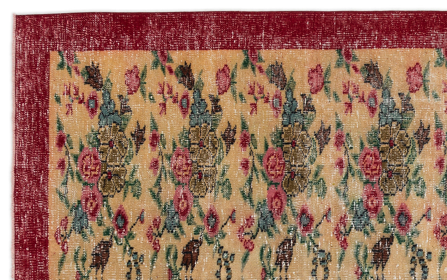Slosesa - Vintage Floral Rug - 5'6 X 8'10