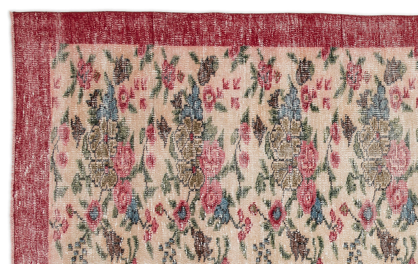 Cadaor - Vintage Floral Rug - 5'7 X 8'11