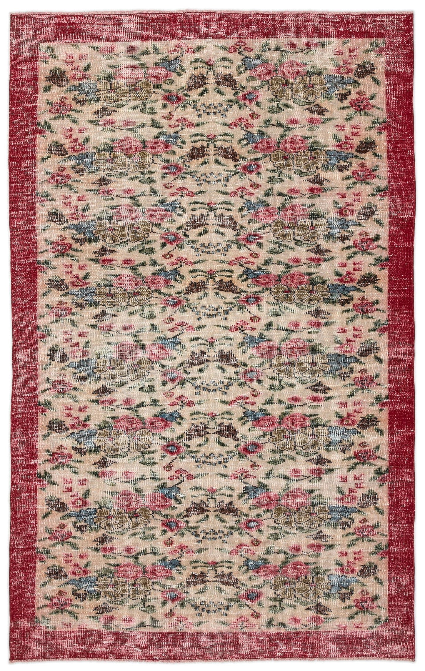 Cadaor - Vintage Floral Rug - 5'7 X 8'11