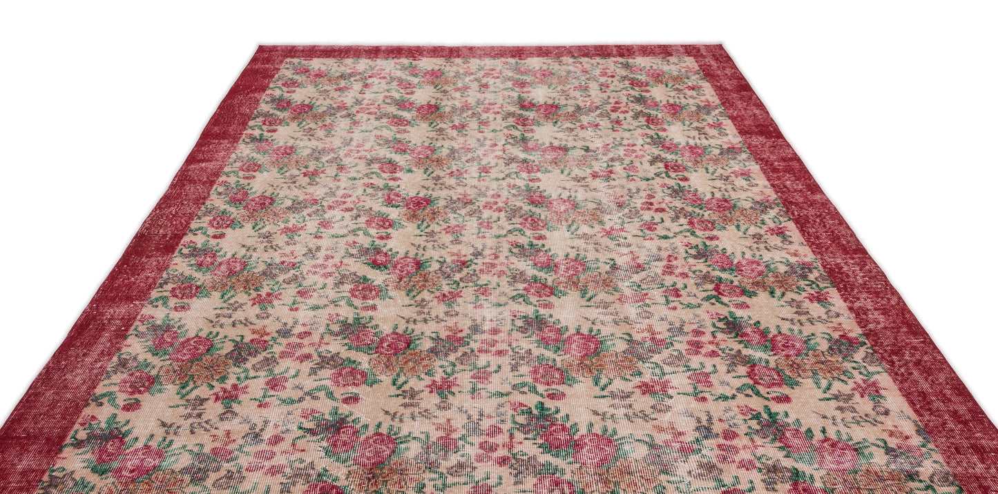 Taera - Vintage Floral Rug - 6'10 X 10'3
