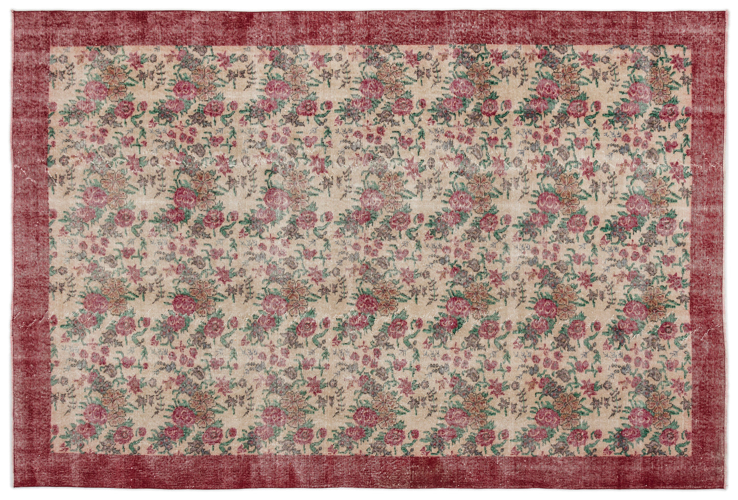 Taera - Vintage Floral Rug - 6'10 X 10'3