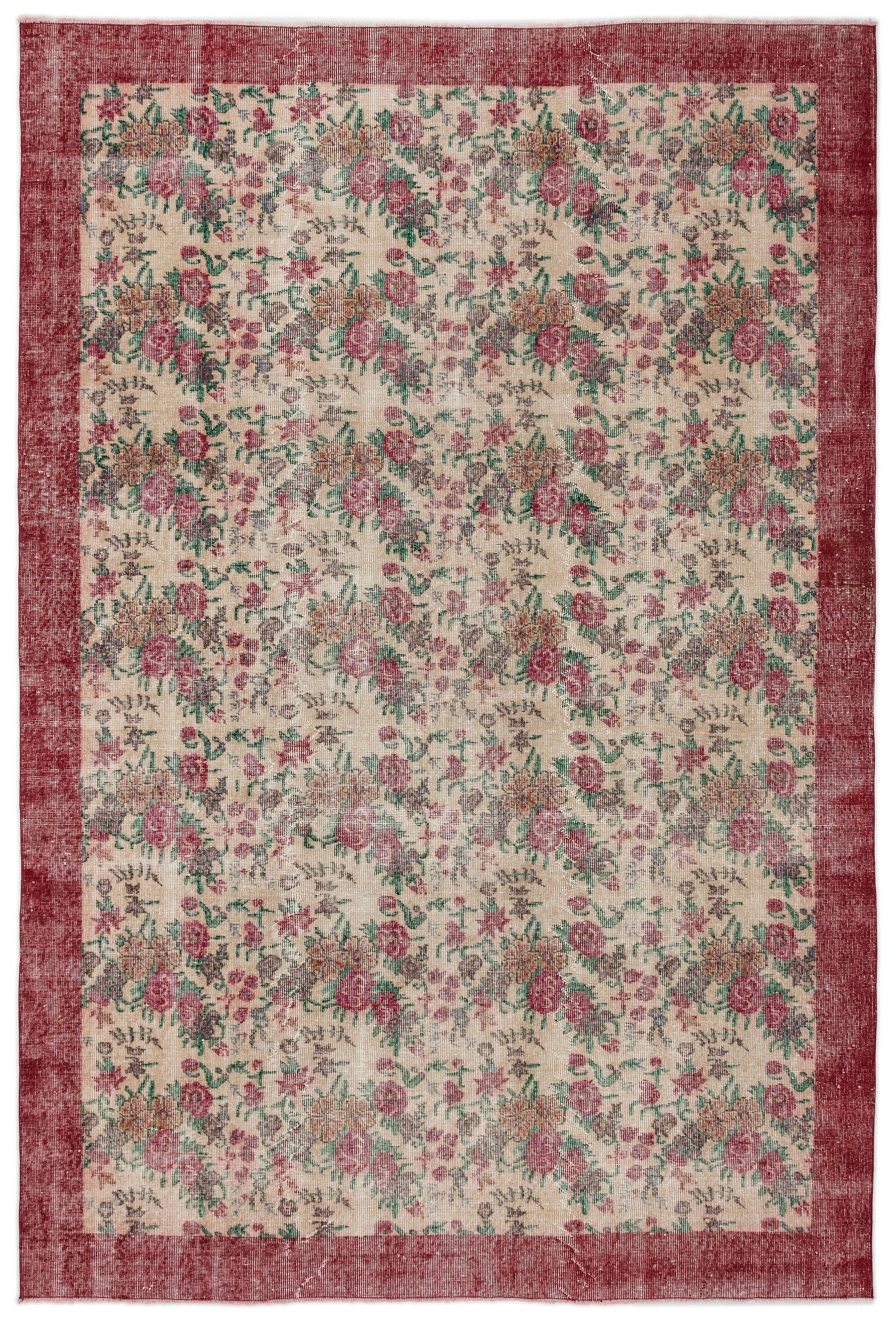 Taera - Vintage Floral Rug - 6'10 X 10'3