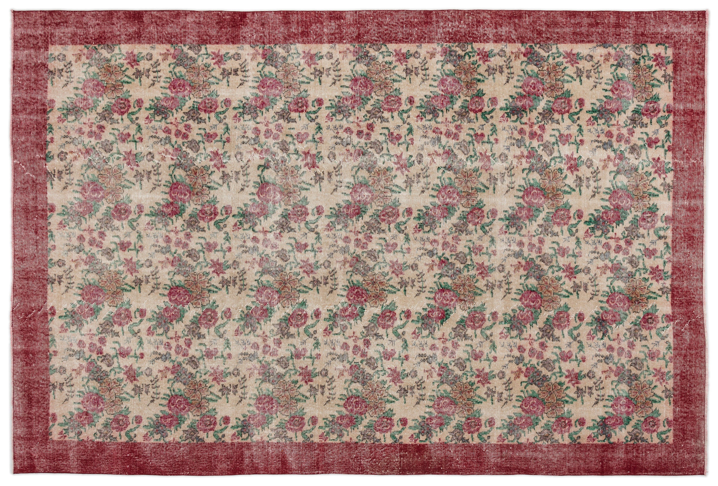 Taera - Vintage Floral Rug - 6'10 X 10'3