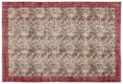 Load image 1 in gallery view. Taera - Vintage Floral Rug - 6'10 X 10'3