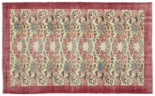 Load image 1 in gallery view. Noloar - Vintage Floral Rug - 5'5 X 8'11