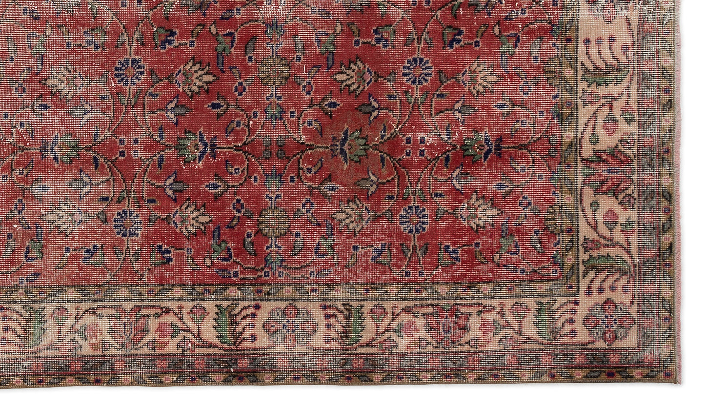 Peasa - Vintage Floral Rug - 5'5 X 9'6