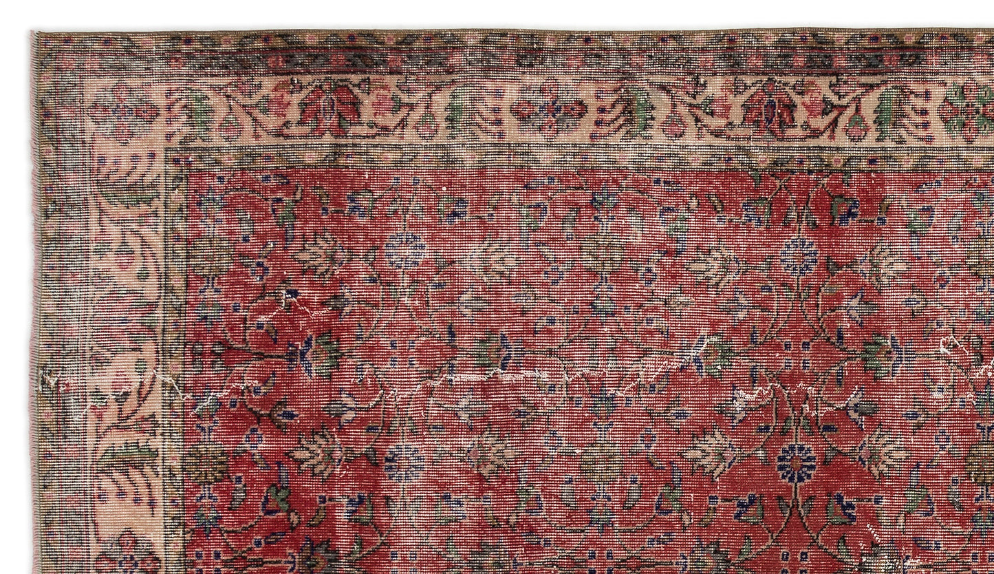 Peasa - Vintage Floral Rug - 5'5 X 9'6