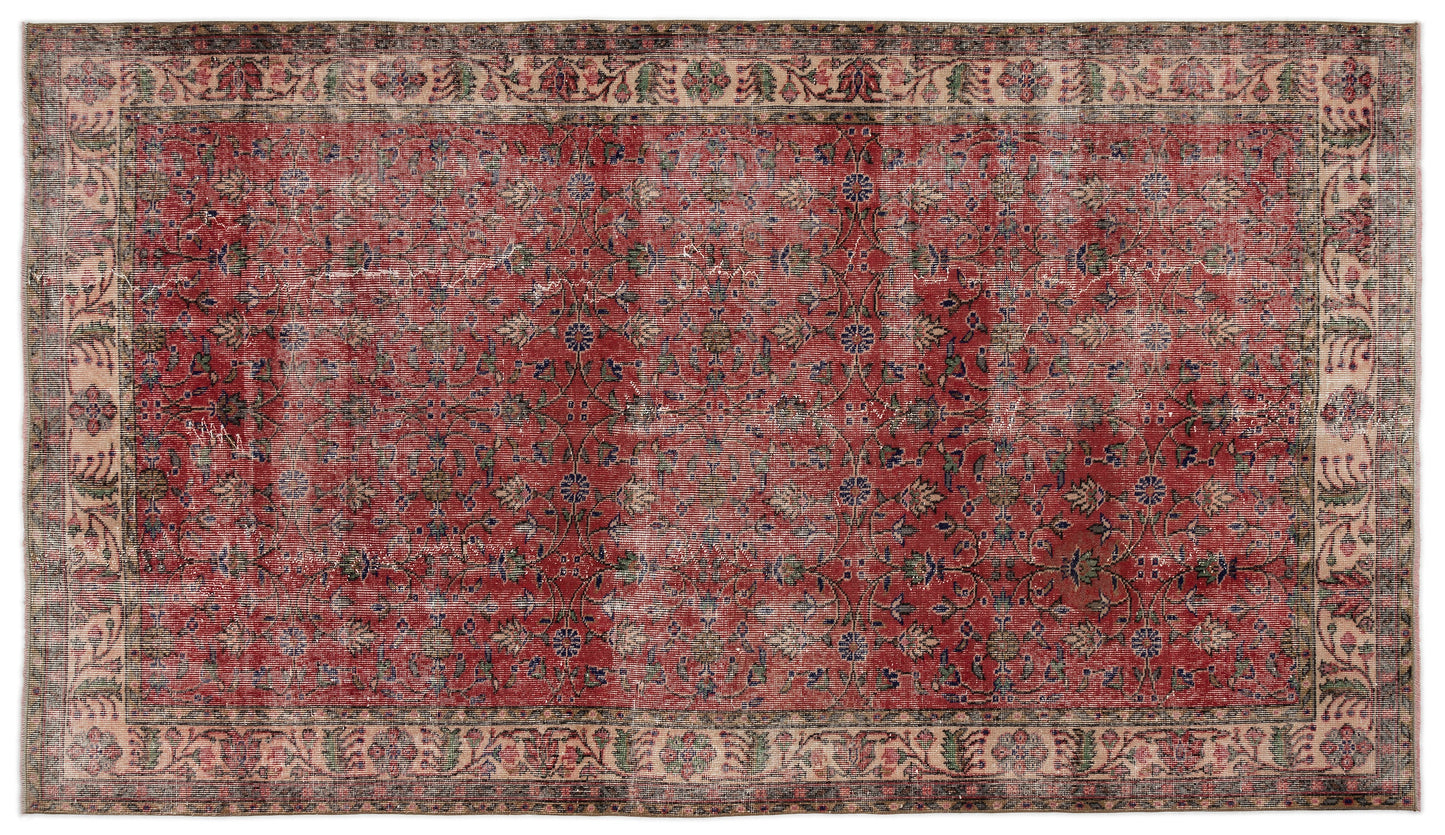 Peasa - Vintage Floral Rug - 5'5 X 9'6