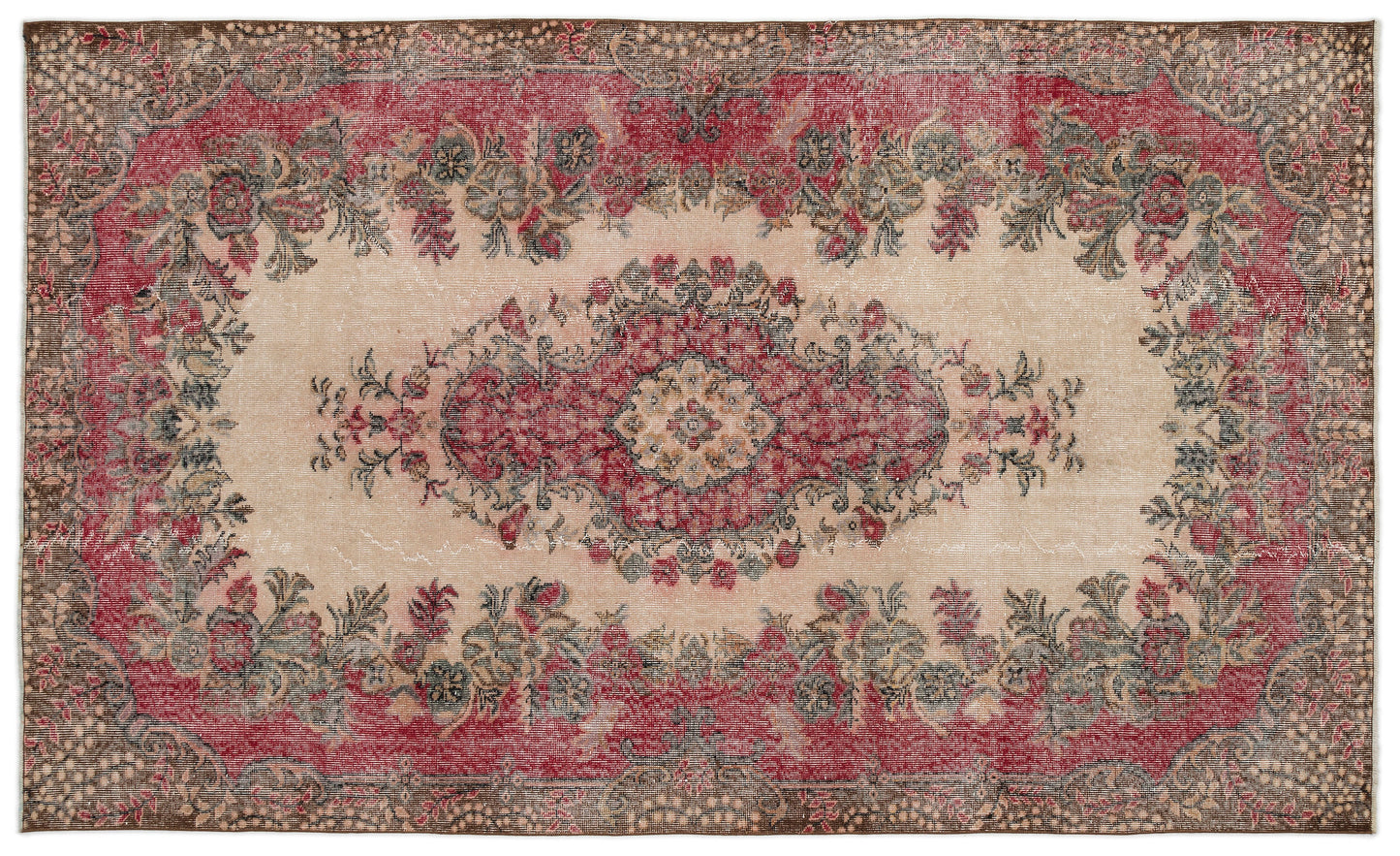 Traen - Vintage Medallion Rug - 5'9 X 9'6