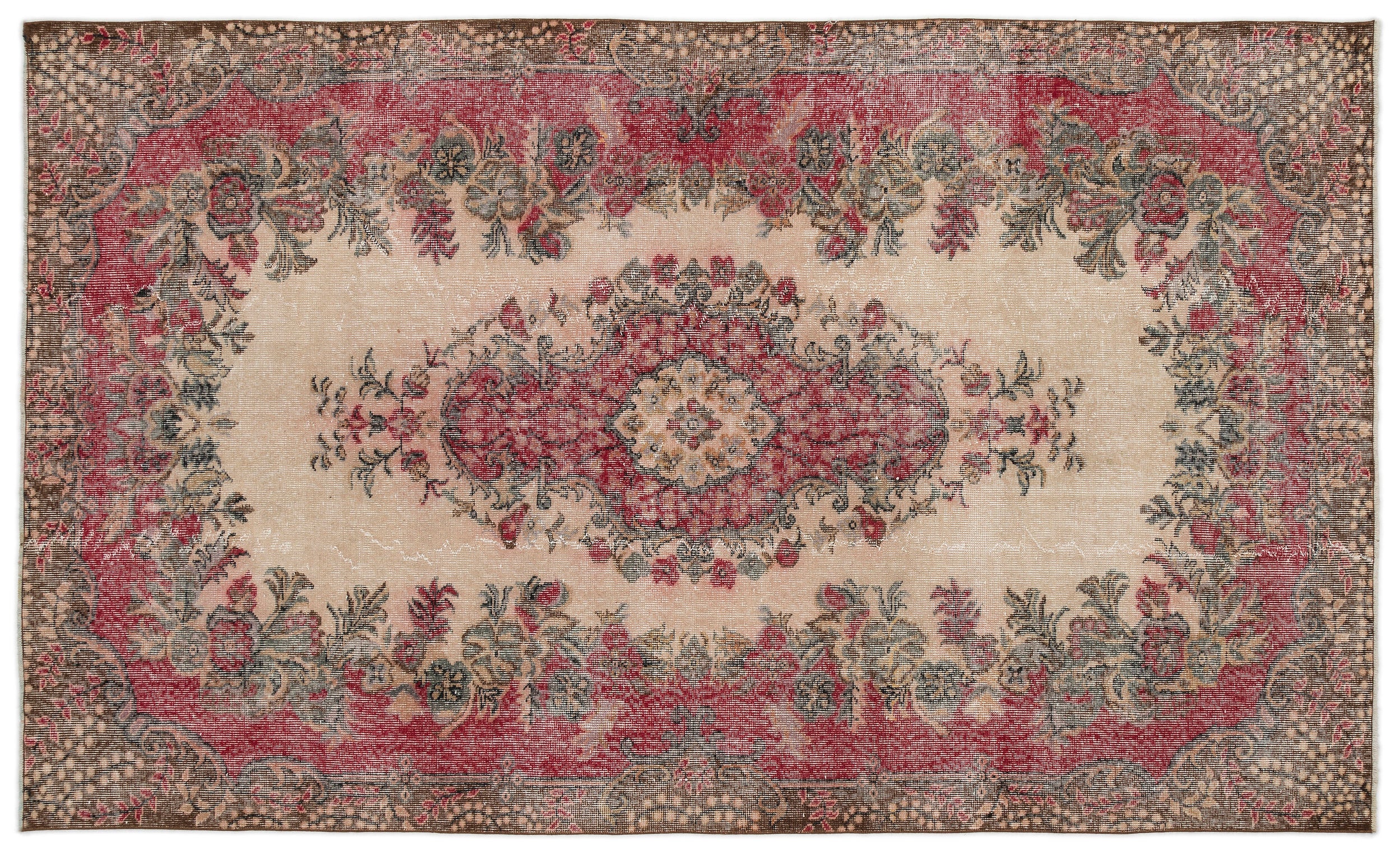 Traen - Vintage Medallion Rug - 5'9 X 9'6