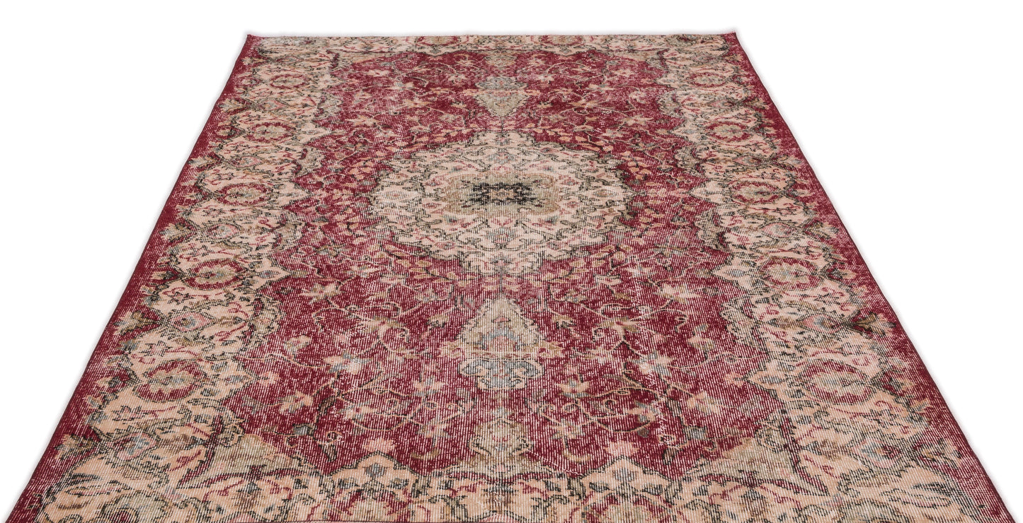 Drina - Vintage Medallion Rug - 5'8 X 8'4