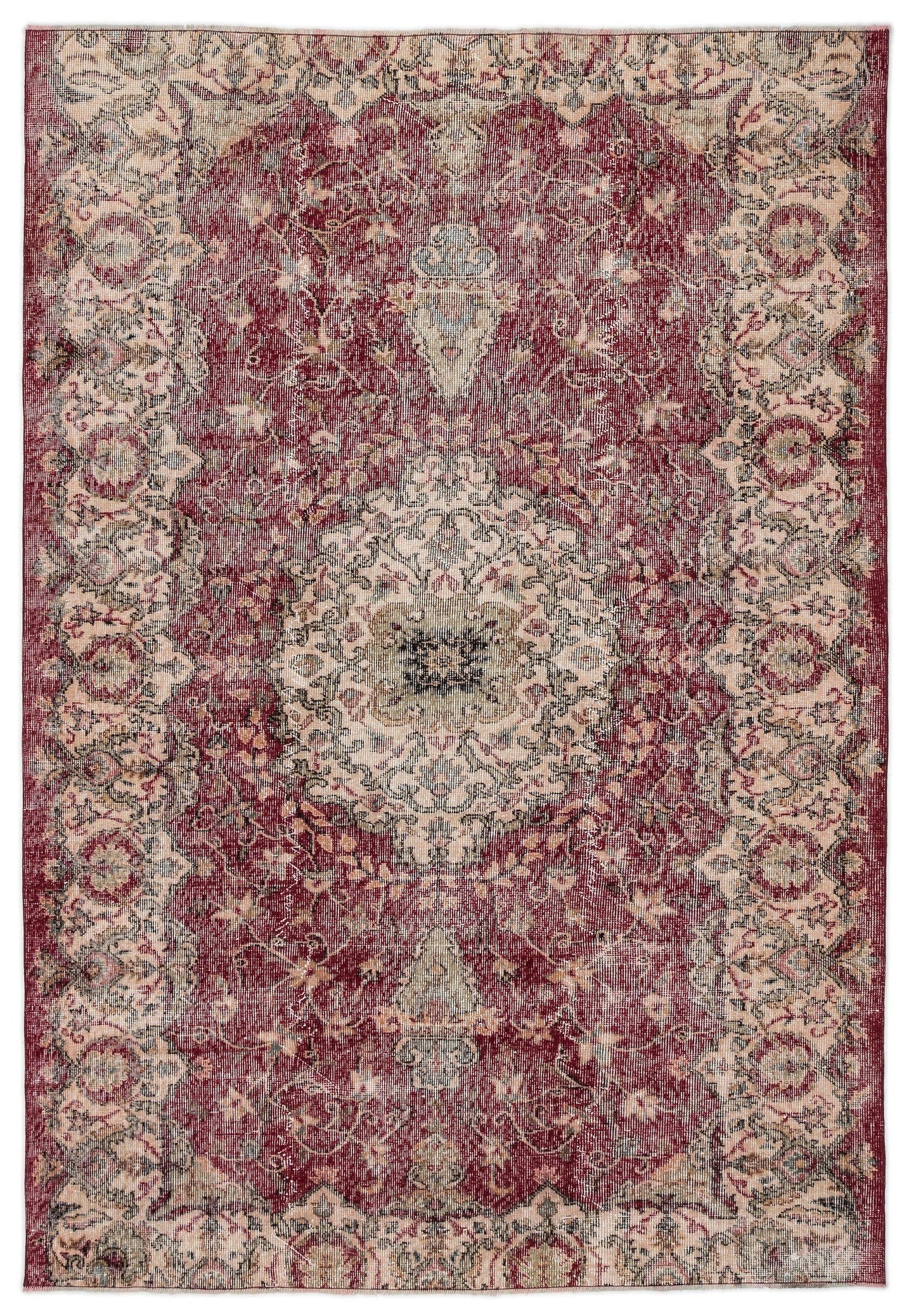 Drina - Vintage Medallion Rug - 5'8 X 8'4