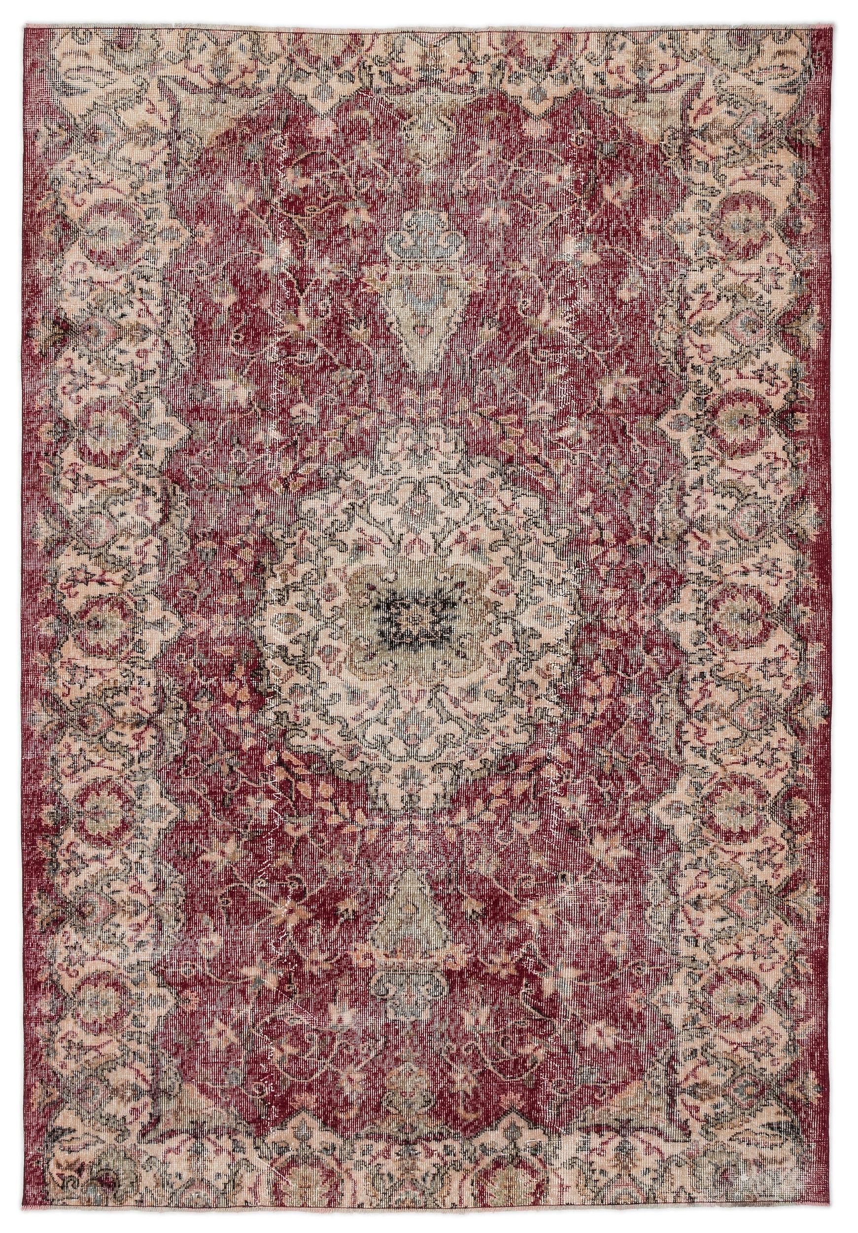 Drina - Vintage Medallion Rug - 5'8 X 8'4