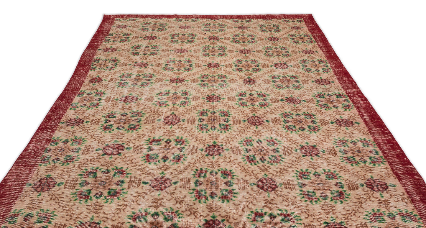 Tehaan - Vintage Floral Rug - 7'1 X 10'4
