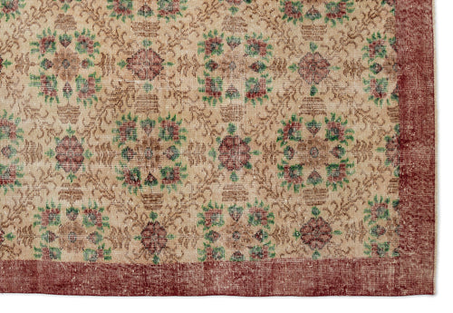 Load image 1 in gallery view. Tehaan - Vintage Floral Rug - 7'1 X 10'4