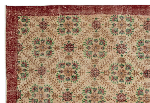 Load image 1 in gallery view. Tehaan - Vintage Floral Rug - 7'1 X 10'4