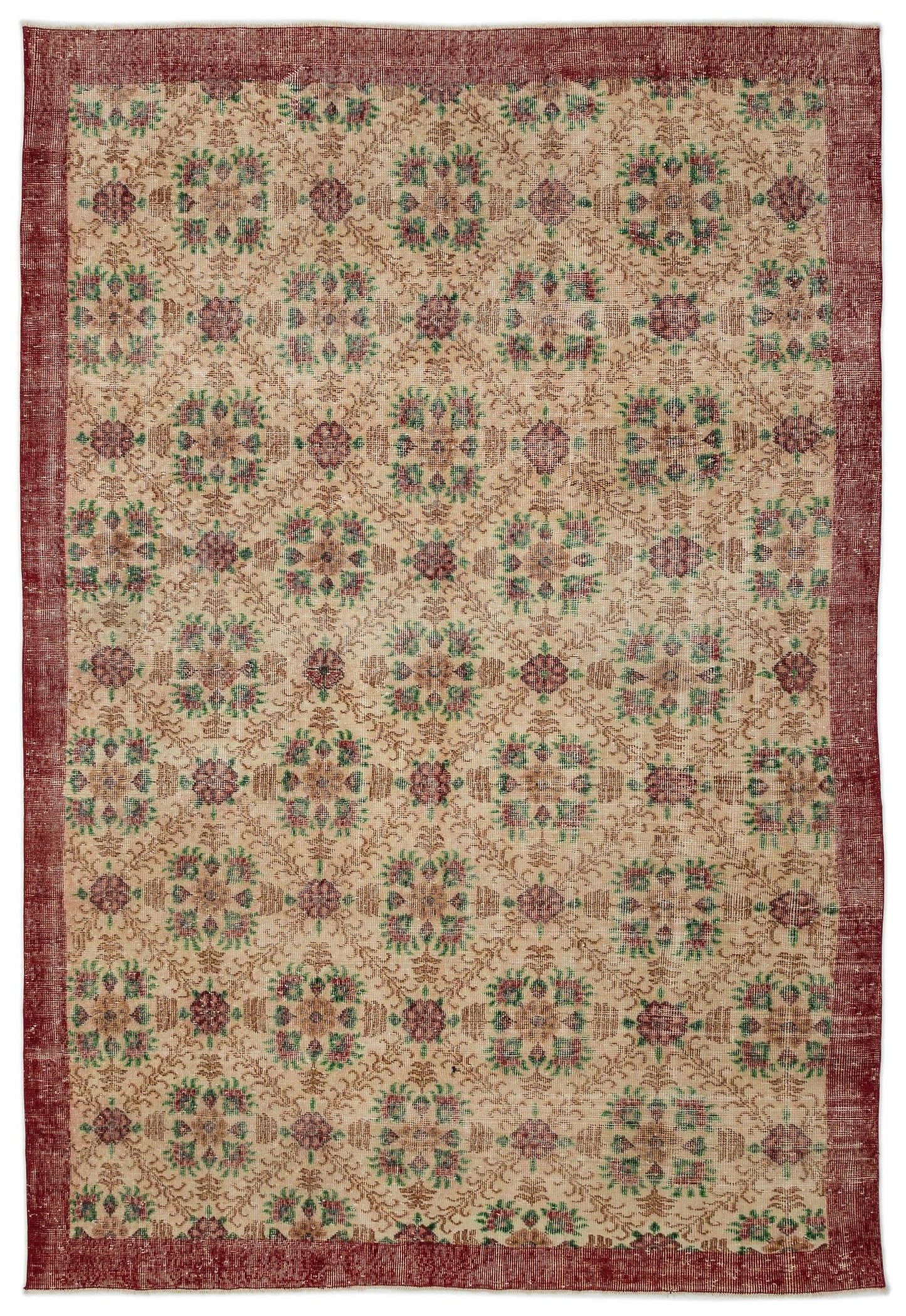 Tehaan - Vintage Floral Rug - 7'1 X 10'4