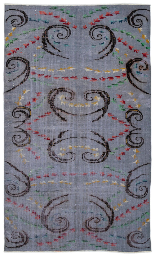 Load image 1 in gallery view. Kemean - Vintage Distressed Rug - 5'11 X 10'1